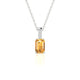 Exquisite | Emerald Citrine Pendant