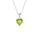Exquisite | Heart Peridot Pendant