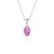 Exquisite | Pendentif Saphir Rose Ovale