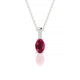 Exquisite | Oval Ruby Pendant