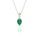 Exquisite | Pear Emerald Pendant
