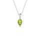 Exquisite | Pear Peridot Pendant
