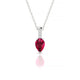 Exquisite | Pear Ruby Pendant