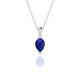 Exquisite | Pear Sapphire Pendant