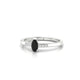 Exquisite | Bague Diamant Noir Ovale