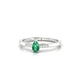Exquisite | Pear Emerald Ring