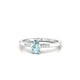 Exquisite | Pear Aquamarine Ring