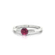 Exquisite | Round Rhodolite Ring