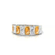 Faith | Emerald Citrine & Diamond Ring