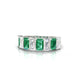 Faith | Emerald Emerald & Diamond Ring