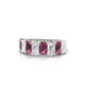 Faith | Emerald Rhodolite & Diamond Ring
