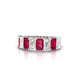 Faith | Bague Rubis & Diamant Émeraude