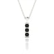 Fall | Pendentif Diamant Noir Rond