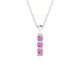 Fall | Pendentif Saphir Rose Rond