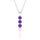 Fall | Round Amethyst Pendant