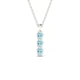 Fall | Pendentif Aigue-marine Ronde