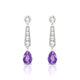 Favor | Boucles d'oreilles Améthyste Poire