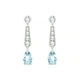 Favor | Boucles d'oreilles Aigue-marine Poire