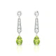 Favor | Pear Peridot Earrings