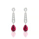 Favor | Boucles d'oreilles Rubis Poire