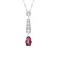 Favor | Pear Rhodolite Pendant