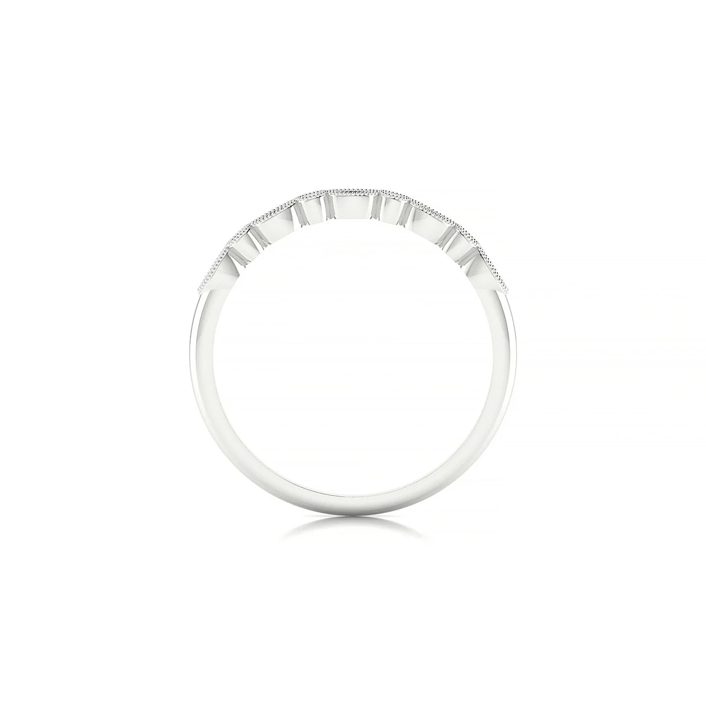 Finesse | 18k White Gold 3 x 1.5 mm Marquise Sapphire Ring