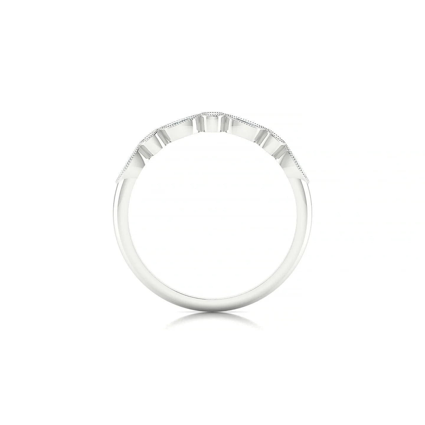 Finesse | 18k White Gold 4 x 2 mm Marquise Aquamarine Ring