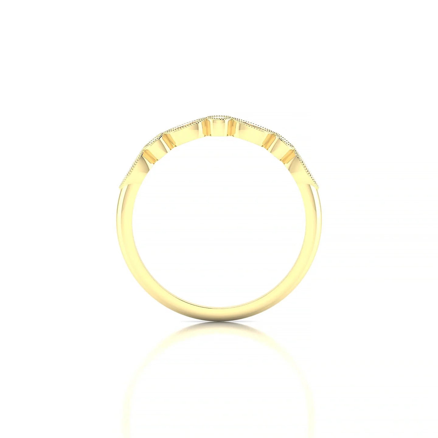 Finesse | 18k Yellow Gold 4 x 2 mm Marquise Citrine Ring