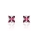 Flare | Boucles d'oreilles Rhodolite Marquise