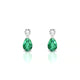 Flicker | Boucles d'oreilles Émeraude Poire