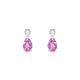 Flicker | Pear Pink Sapphire Earrings