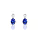 Flicker | Boucles d'oreilles Saphir Poire