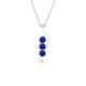 Flow | Pendentif Saphir Rond