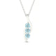 Flow | Pendentif Aigue-marine Ronde