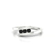 Flow | Bague Diamant Noir Rond