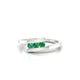 Flow | Trilogy Round Emerald Ring