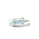 Flow | Bague Aigue-marine Ronde