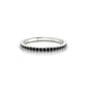 Fusion | Round Black Diamond Ring