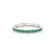 Fusion | Round Emerald Ring