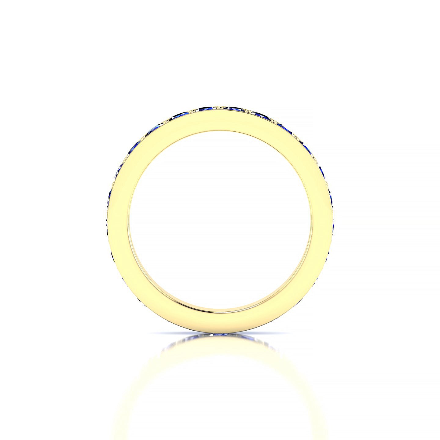 Fusion | 18k Yellow Gold 2.5 mm Round Sapphire Ring