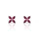 Glimpse | Boucles d'oreilles Rhodolite Marquise