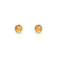 Glow | Round Citrine Earrings
