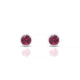 Glow | Boucles d'oreilles Rhodolite Ronde