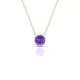 Glow | Round Amethyst Pendant