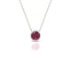 Glow | Pendentif Rhodolite Ronde