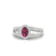 Grace | Bague Rhodolite Ovale