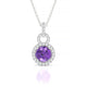 Haven | Round Amethyst Pendant