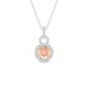 Haven | Round Morganite Pendant