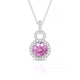 Haven | Pendentif Saphir Rose Rond