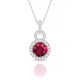 Haven | Round Ruby Pendant